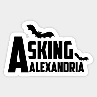 Bat Asking Sticker